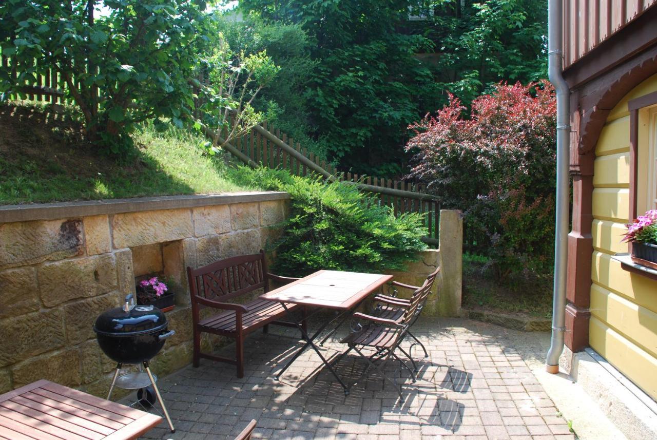 Fh Am Osterbrunnen Hotel Hinterhermsdorf Exterior foto